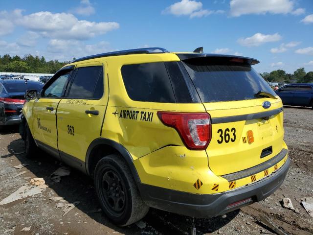 1FM5K8ARXKGA33041 - 2019 FORD EXPLORER POLICE INTERCEPTOR 黄色 照片 2