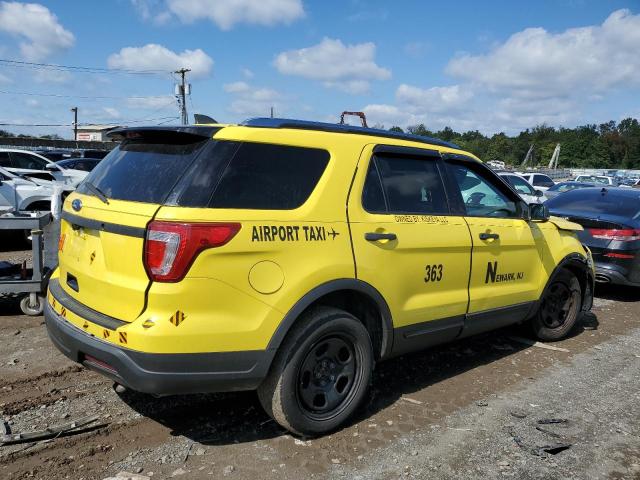 1FM5K8ARXKGA33041 - 2019 FORD EXPLORER POLICE INTERCEPTOR YELLOW photo 3