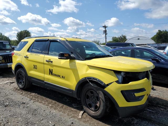 1FM5K8ARXKGA33041 - 2019 FORD EXPLORER POLICE INTERCEPTOR YELLOW photo 4