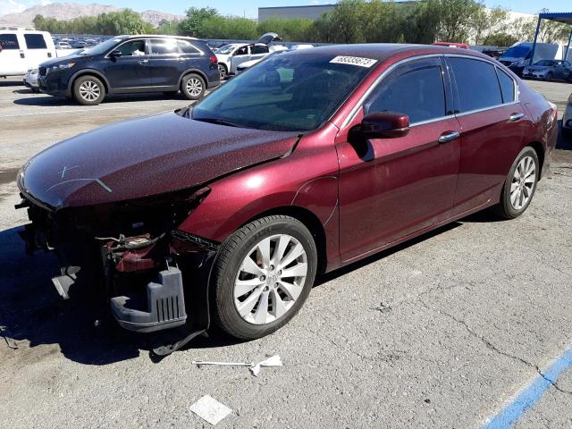 1HGCR3F91FA034124 - 2015 HONDA ACCORD TOURING BURGUNDY photo 1