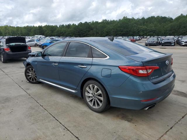 5NPE34AF1FH079407 - 2015 HYUNDAI SONATA SPORT BLUE photo 2