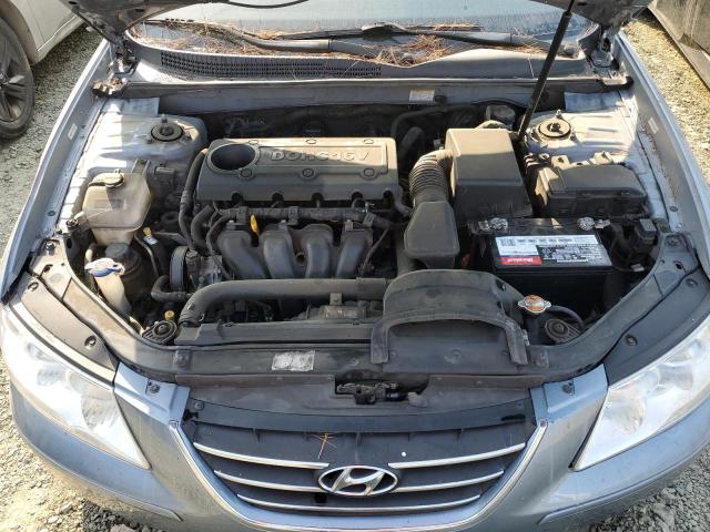 5NPET46C19H426107 - 2009 HYUNDAI SONATA GLS BLUE photo 11