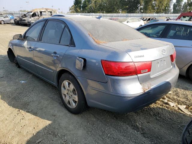 5NPET46C19H426107 - 2009 HYUNDAI SONATA GLS BLUE photo 2