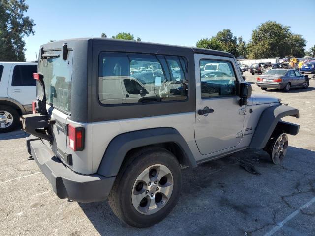 1C4AJWAG1FL687884 - 2015 JEEP WRANGLER SPORT GRAY photo 3