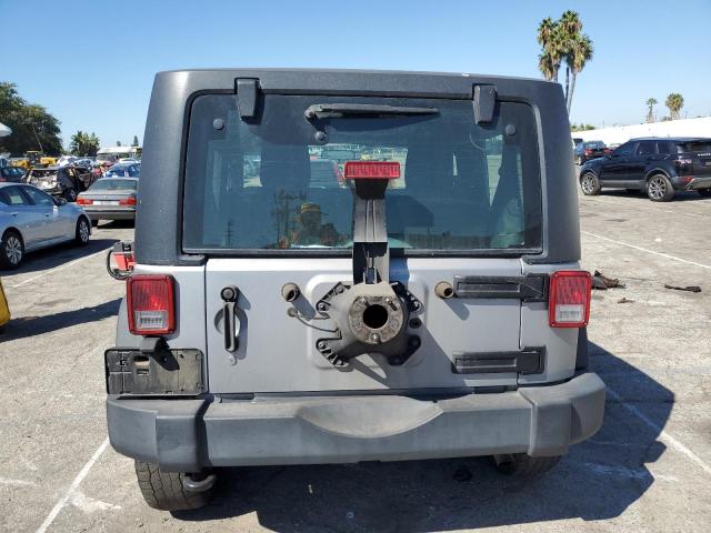 1C4AJWAG1FL687884 - 2015 JEEP WRANGLER SPORT GRAY photo 6