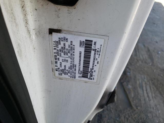 1FTDX1763VNA08083 - 1997 FORD F150 WHITE photo 12