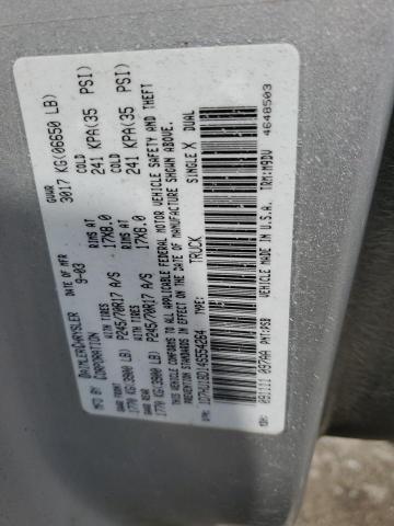 1D7HU18D14S554264 - 2004 DODGE RAM 1500 ST SILVER photo 12