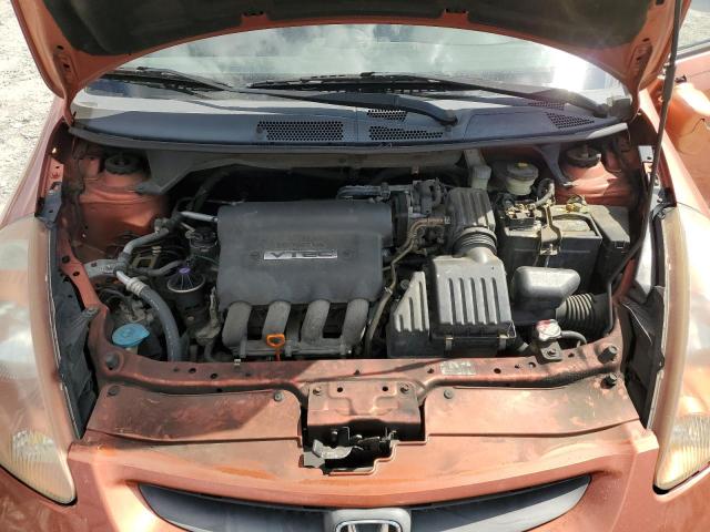 JHMGD37687S000310 - 2007 HONDA FIT S ნარინჯისფერი ფოტო 11
