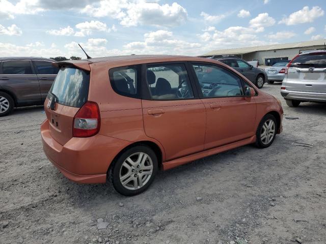 JHMGD37687S000310 - 2007 HONDA FIT S ნარინჯისფერი ფოტო 3