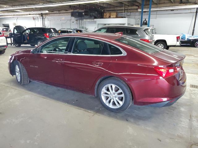 1G1ZE5ST3GF205566 - 2016 CHEVROLET MALIBU LT MAROON photo 2
