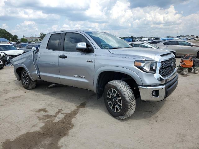 5TFRY5F1XMX272209 - 2021 TOYOTA TUNDRA DOUBLE CAB SR/SR5 SILVER photo 4