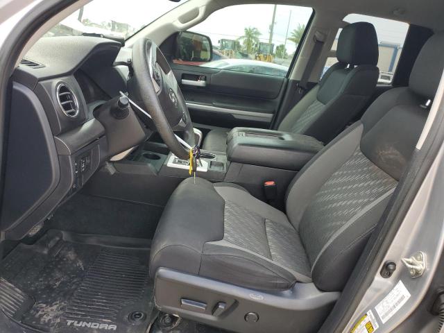 5TFRY5F1XMX272209 - 2021 TOYOTA TUNDRA DOUBLE CAB SR/SR5 SILVER photo 7