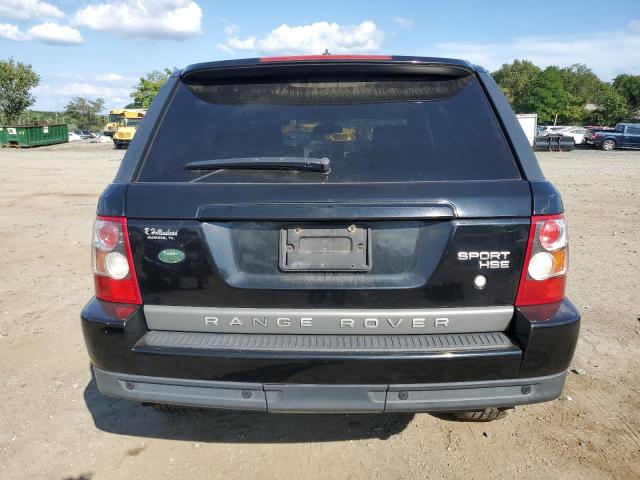 SALSK25468A165642 - 2008 LAND ROVER RANGE ROVE HSE BLACK photo 6