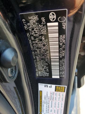 JTDS4RCE4LJ025376 - 2020 TOYOTA COROLLA SE BLACK photo 13