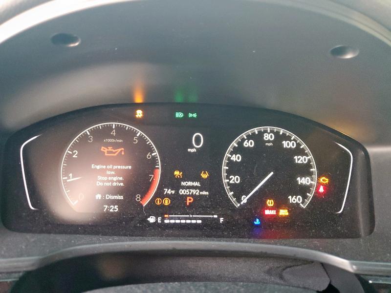 2HGFE2F58SH593150 - 2025 HONDA CIVIC SPORT Biały zdjęcie 9