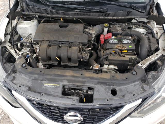 3N1AB7AP8KY225510 - 2019 NISSAN SENTRA S WHITE photo 11