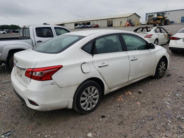 3N1AB7AP8KY225510 - 2019 NISSAN SENTRA S WHITE photo 3