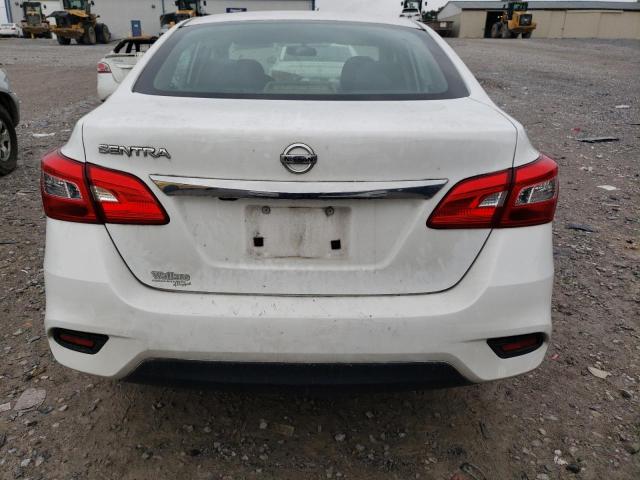 3N1AB7AP8KY225510 - 2019 NISSAN SENTRA S WHITE photo 6