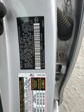 4T1BE46K59U351093 - 2009 TOYOTA CAMRY BASE SILVER photo 12