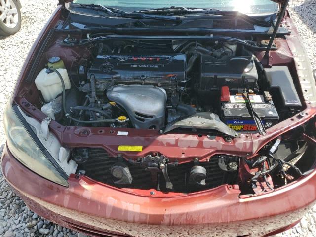 4T1BE32KX4U350899 - 2004 TOYOTA CAMRY LE RED photo 11