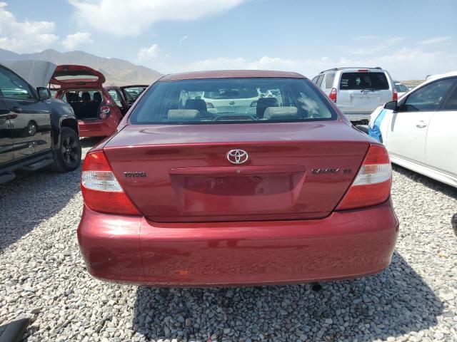 4T1BE32KX4U350899 - 2004 TOYOTA CAMRY LE RED photo 6
