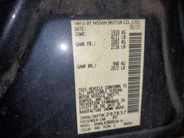 1N4AL3AP7DC292832 - 2013 NISSAN ALTIMA 2.5 灰色 照片 13