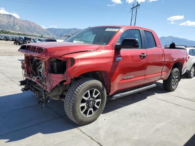 5TFUY5F19EX405425 - 2014 TOYOTA TUNDRA DOUBLE CAB SR/SR5 RED photo 1