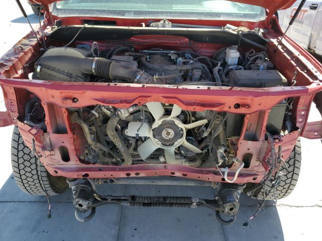 5TFUY5F19EX405425 - 2014 TOYOTA TUNDRA DOUBLE CAB SR/SR5 RED photo 11