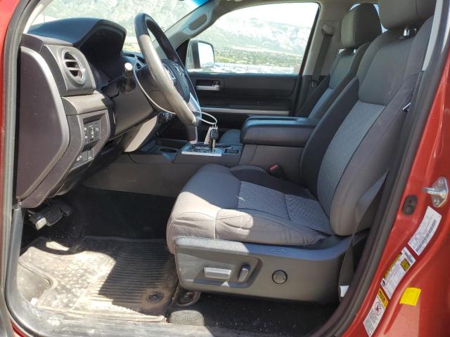 5TFUY5F19EX405425 - 2014 TOYOTA TUNDRA DOUBLE CAB SR/SR5 RED photo 7