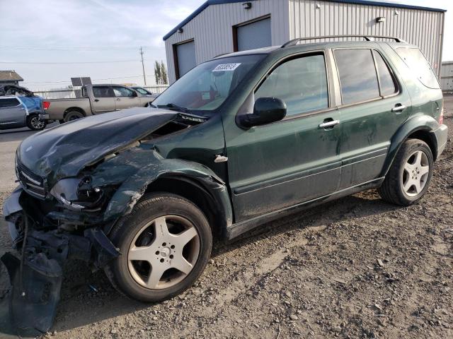 4JGAB74E31A240583 - 2001 MERCEDES-BENZ ML 55 GREEN photo 1