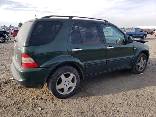 4JGAB74E31A240583 - 2001 MERCEDES-BENZ ML 55 GREEN photo 3