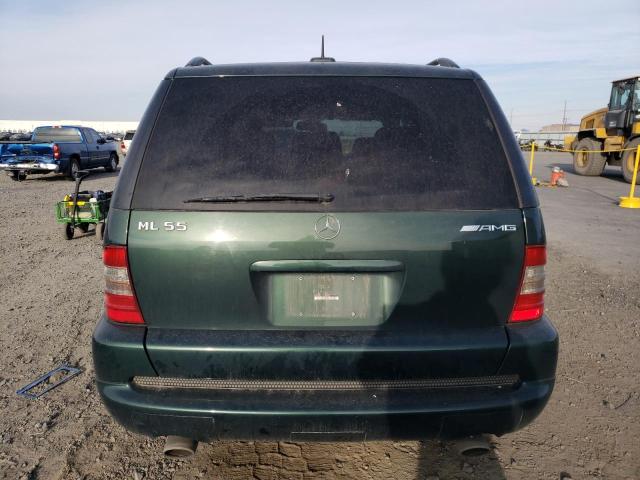 4JGAB74E31A240583 - 2001 MERCEDES-BENZ ML 55 GREEN photo 6