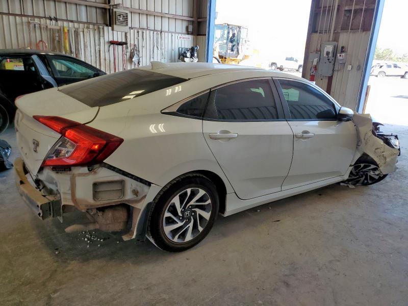19XFC2F76JE033613 - 2018 HONDA CIVIC EX WHITE photo 3