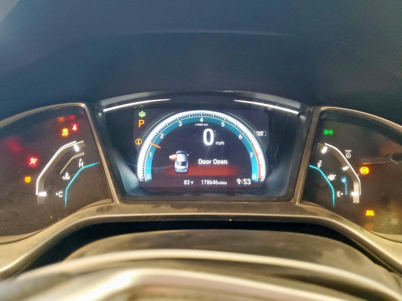 19XFC2F76JE033613 - 2018 HONDA CIVIC EX WHITE photo 9