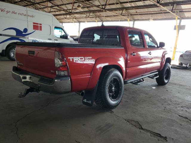 3TMLU4EN9FM199505 - 2015 TOYOTA TACOMA DOUBLE CAB RED photo 3