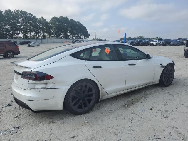 5YJSA1E63MF435935 - 2021 TESLA MODEL S Սպիտակ լուսանկար 3
