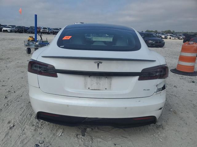 5YJSA1E63MF435935 - 2021 TESLA MODEL S Սպիտակ լուսանկար 6