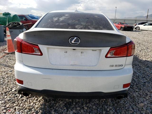 JTHBE5C21B5028270 - 2011 LEXUS IS 350 WHITE photo 6