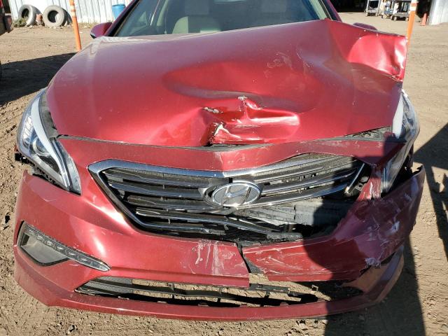 5NPE34AF7FH035914 - 2015 HYUNDAI SONATA SPORT BURGUNDY photo 11