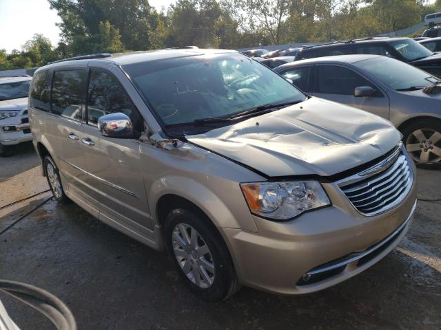 2C4RC1CG0CR269512 - 2012 CHRYSLER TOWN & COU TOURING L TAN photo 4