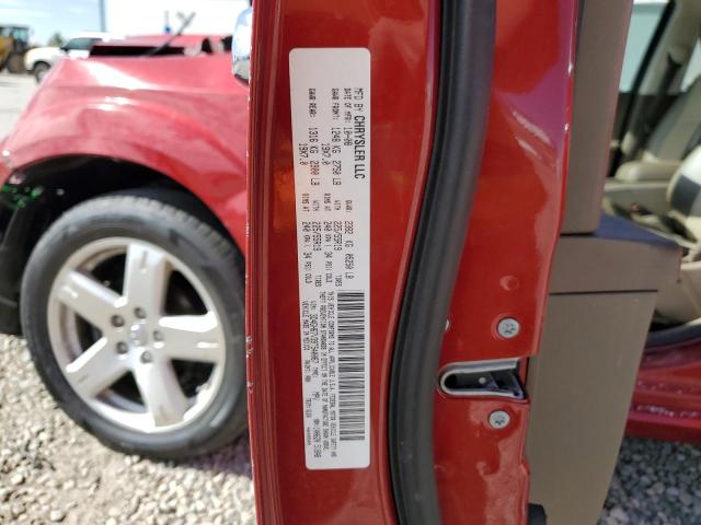 3D4GH67V39T540067 - 2009 DODGE JOURNEY R/T RED photo 12