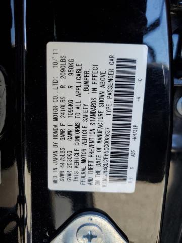 JH4CU2F65CC008637 - 2012 ACURA TSX TECH BLACK photo 12