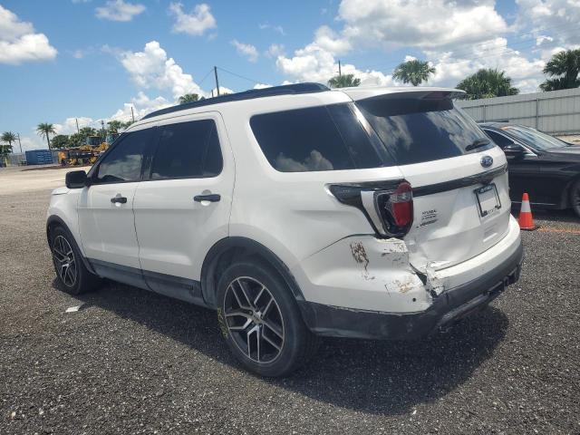 1FM5K8GT1GGA60669 - 2016 FORD EXPLORER SPORT WHITE photo 2