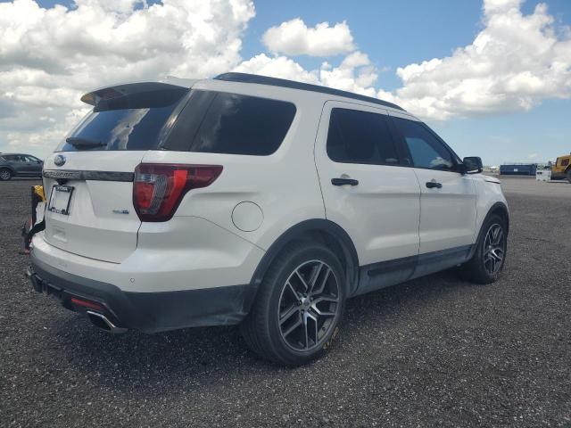 1FM5K8GT1GGA60669 - 2016 FORD EXPLORER SPORT WHITE photo 3