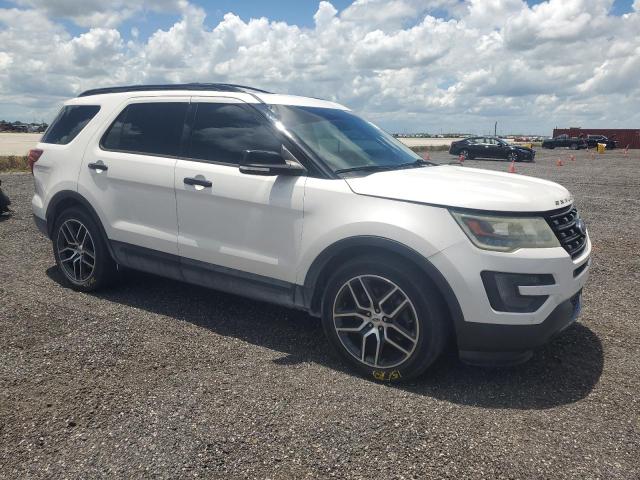 1FM5K8GT1GGA60669 - 2016 FORD EXPLORER SPORT WHITE photo 4