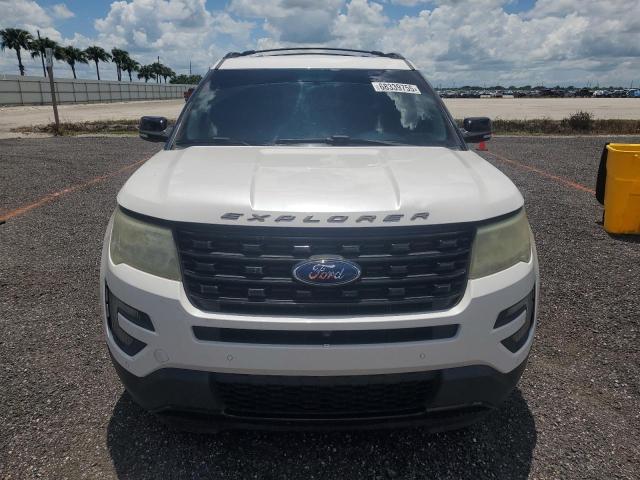 1FM5K8GT1GGA60669 - 2016 FORD EXPLORER SPORT WHITE photo 5