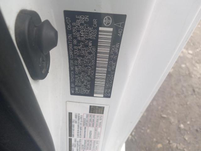 JTKDE167680234581 - 2008 TOYOTA SCION TC თეთრი ფოტო 12