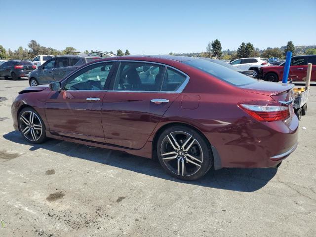 1HGCR2F52GA080201 - 2016 HONDA ACCORD SPORT 勃艮第红 照片 2