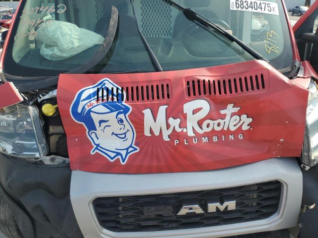 3C6TRVCG8KE551061 - 2019 RAM PROMASTER 2500 HIGH Kırmızı fotoğraf 12