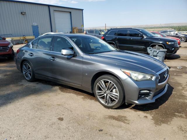 JN1BV7AR6EM700267 - 2014 INFINITI Q50 BASE ვერცხლისფერი ფოტო 4